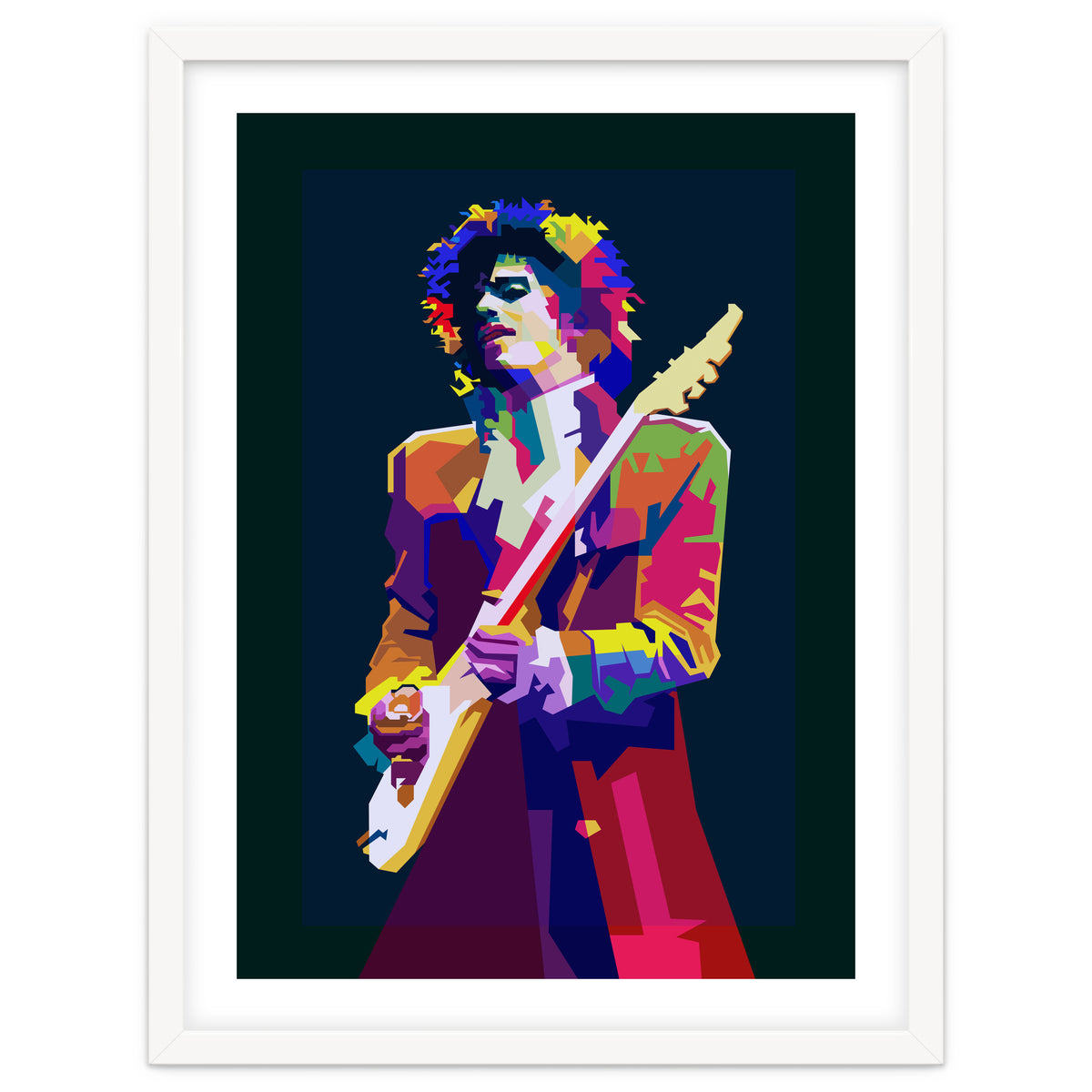 Prince Singer Musician Pop Art WPAP