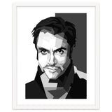 Simon Le Bon British Singer Black Illustration thumbnail