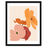 Autumn Wildflowers, Botanical Illustration Vintage Classy, Bohemian Floral Blossom Plants Bloom, Pastel Flowers Garden Nature thumbnail