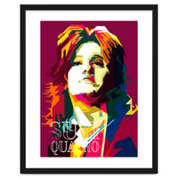 Suzi Quatro Blues Singer Pop Art WPAP
