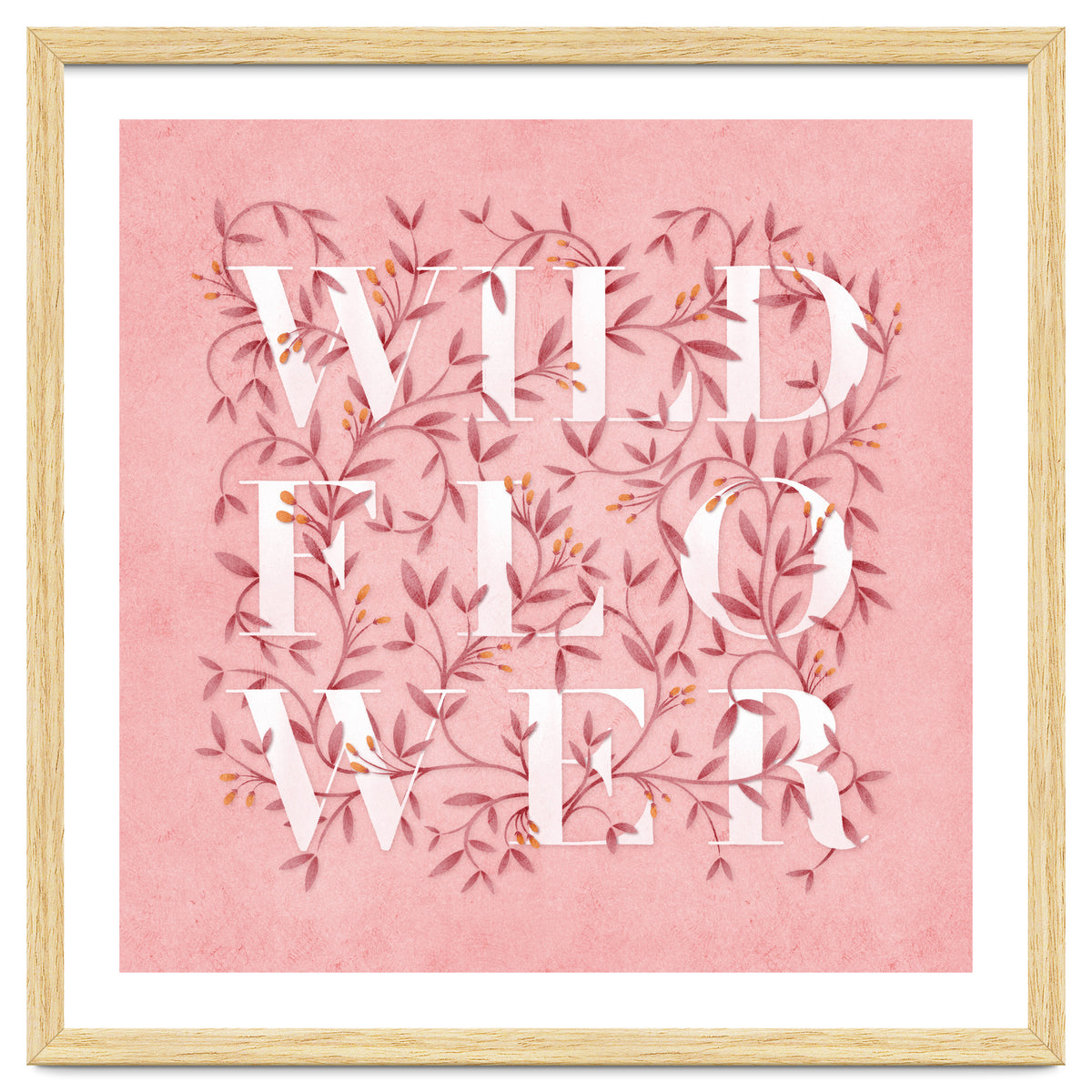 Wild Flower Typography