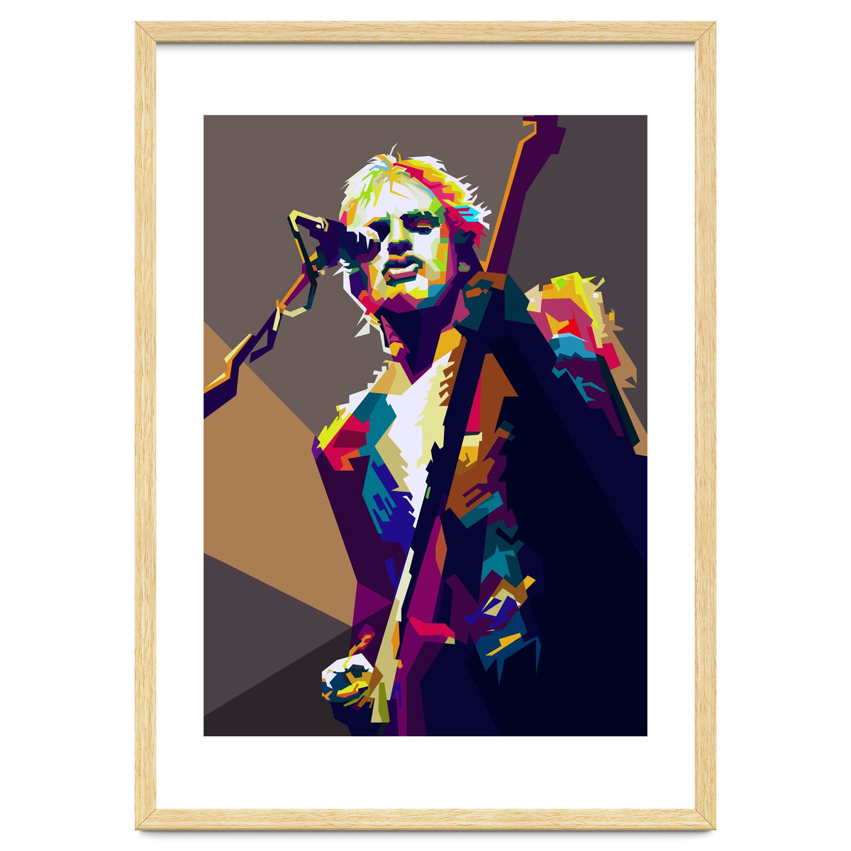 Sting The Police Pop Art WPAP