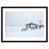 Benches in the Winter seascape thumbnail