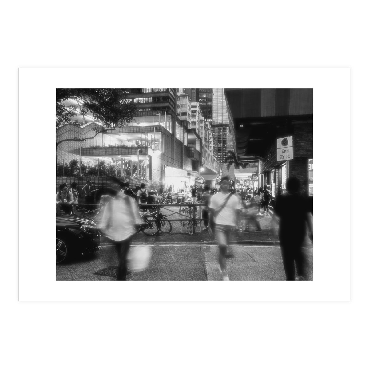 Street Photography - Night in Hong Kong (Print Only)
