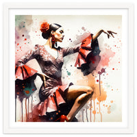 Scarlet Flamenco Side Pose