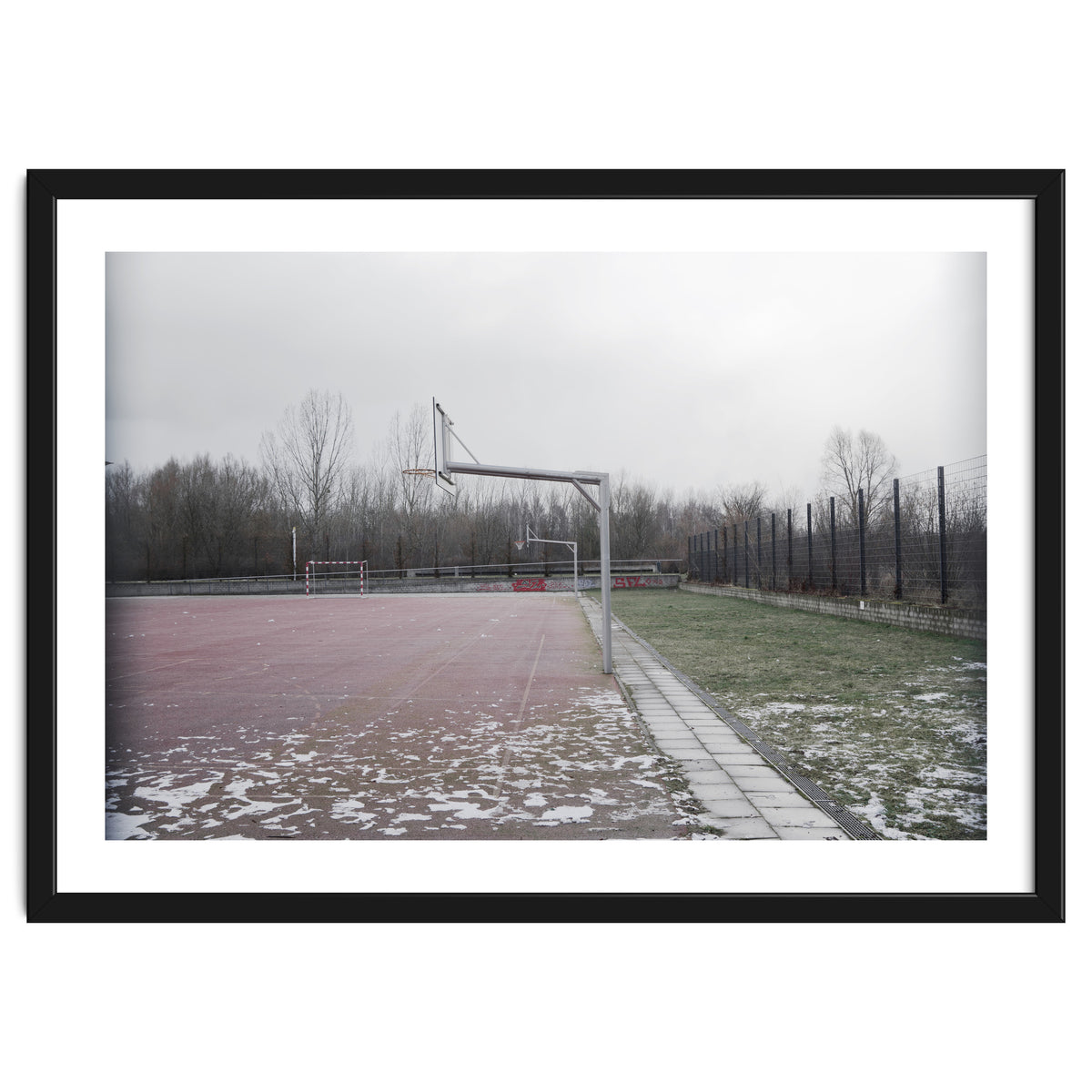 No people basketball court