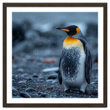 King Penguin Standing In The Rain thumbnail