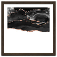 Black & Rose Gold Agate Texture 05