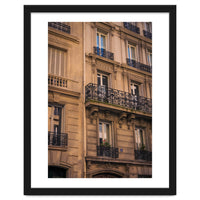 Street Photography - Haussmanian Facade, Paris