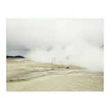 Tourists hidden in the hot spring steam -  Iceland  (Print Only) thumbnail