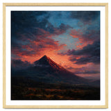 Majestic Mountain Peak at Sunset thumbnail