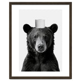 Bear, Toilet Paper Crown, Nursery Animal Art for Children thumbnail