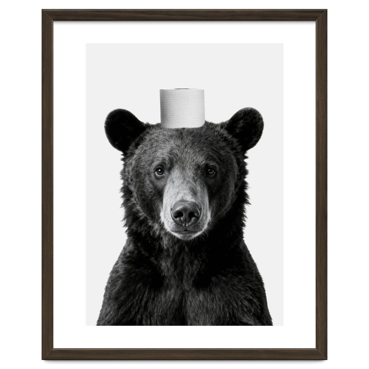 Bear, Toilet Paper Crown, Nursery Animal Art for Children