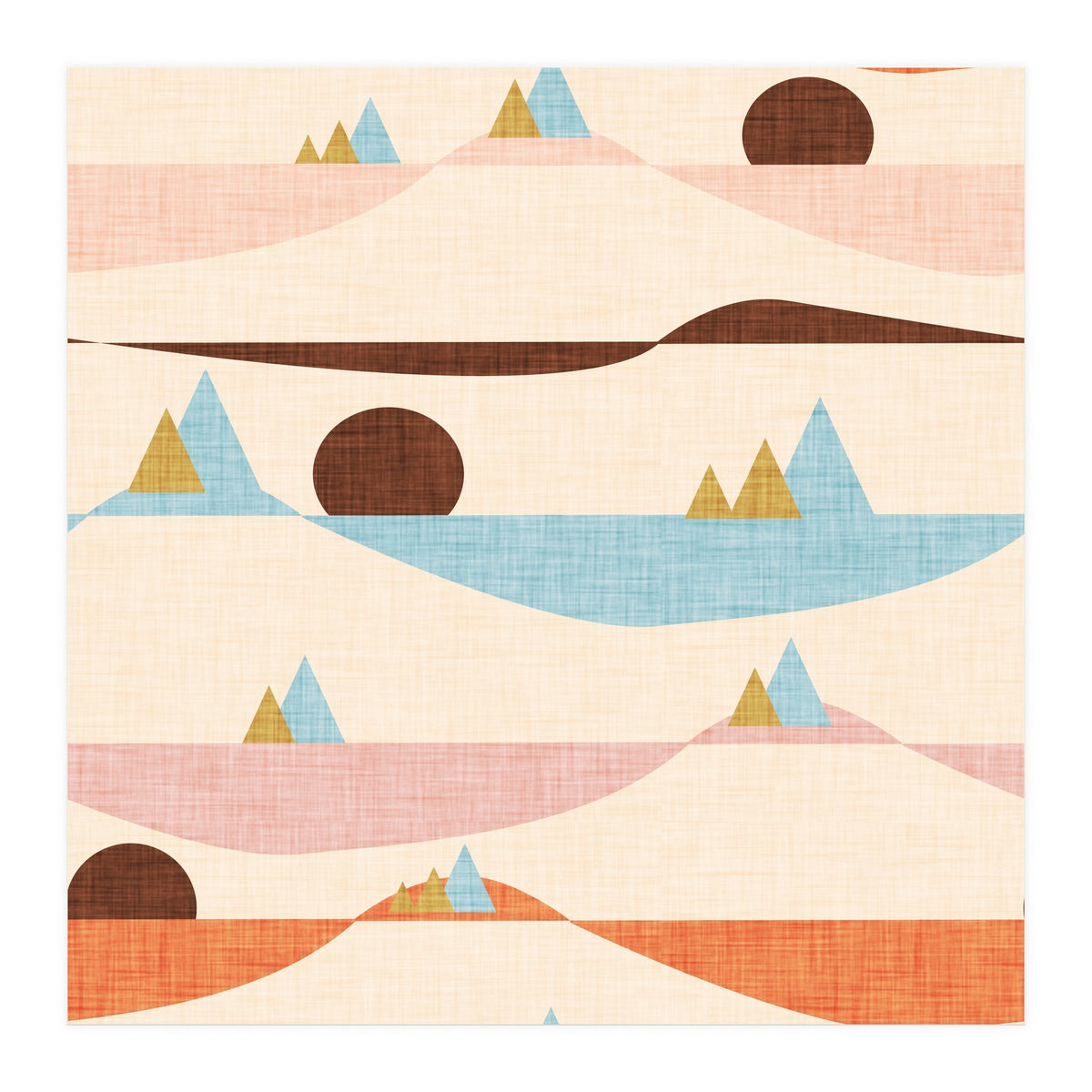 Apricity Landscape Beige (Print Only)