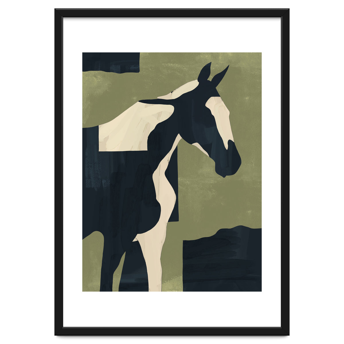 Abstract Minimal Horse 4