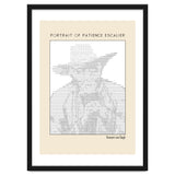Portrait of Patience Escalier (1888) - Vincent van Gogh(ascii art) thumbnail