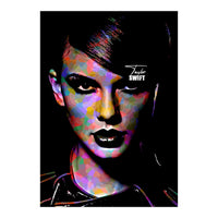 Taylor Swift Colorful Art 4 (Print Only)