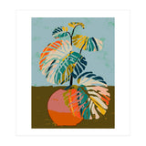 Colorful Monstera Leaves (Print Only) thumbnail