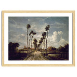 'The Avenue at Middelharnis', 1689, Oil on canvas, 103 x 141 cm. thumbnail