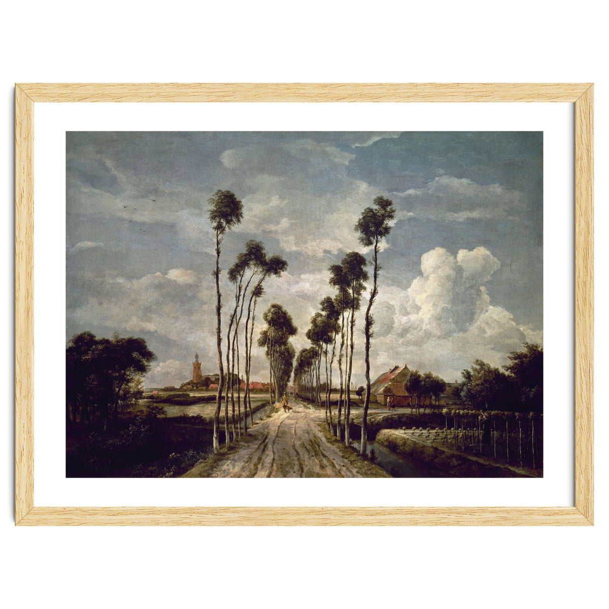 'The Avenue at Middelharnis', 1689, Oil on canvas, 103 x 141 cm.