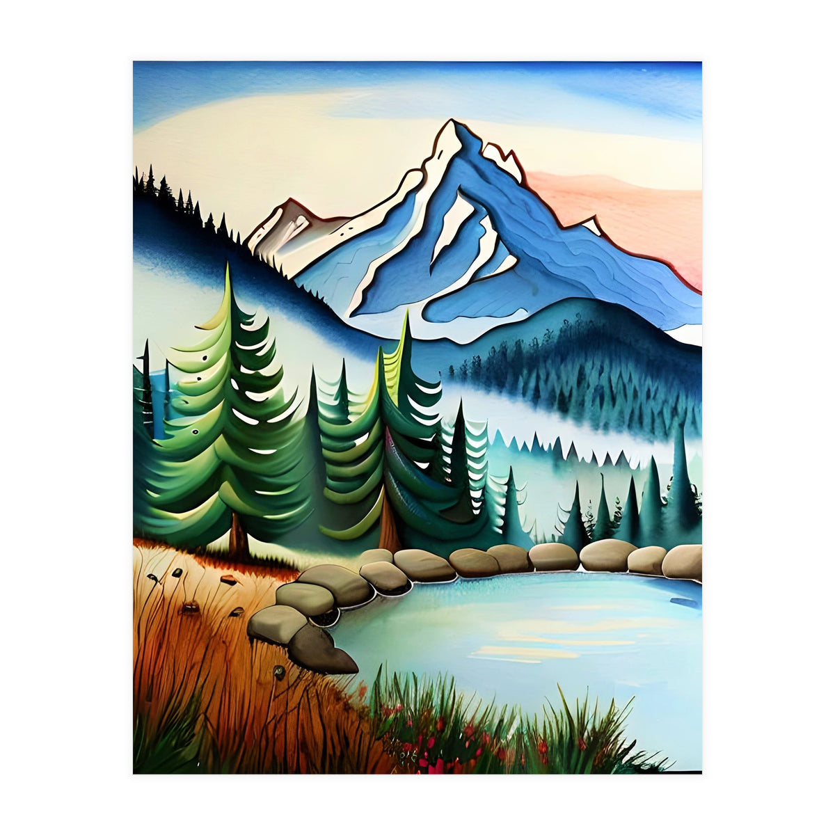 Serenity Unveiled (Print Only)