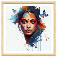 Aerial Bloom Hindu Portrait