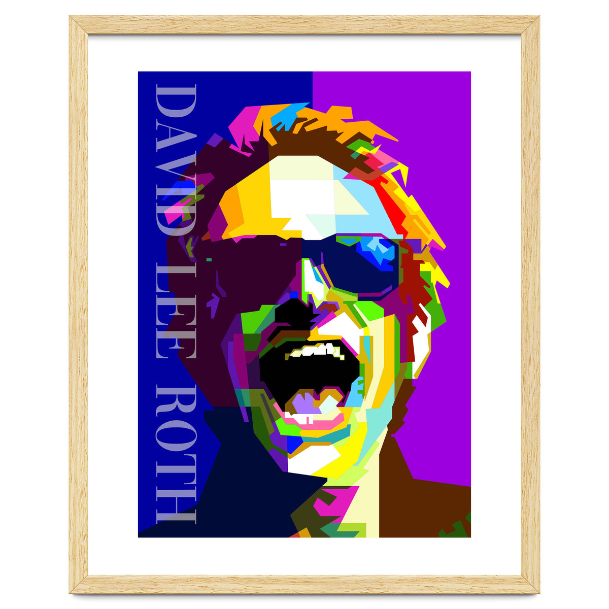 David Lee Roth Rock Singer Art WPAP