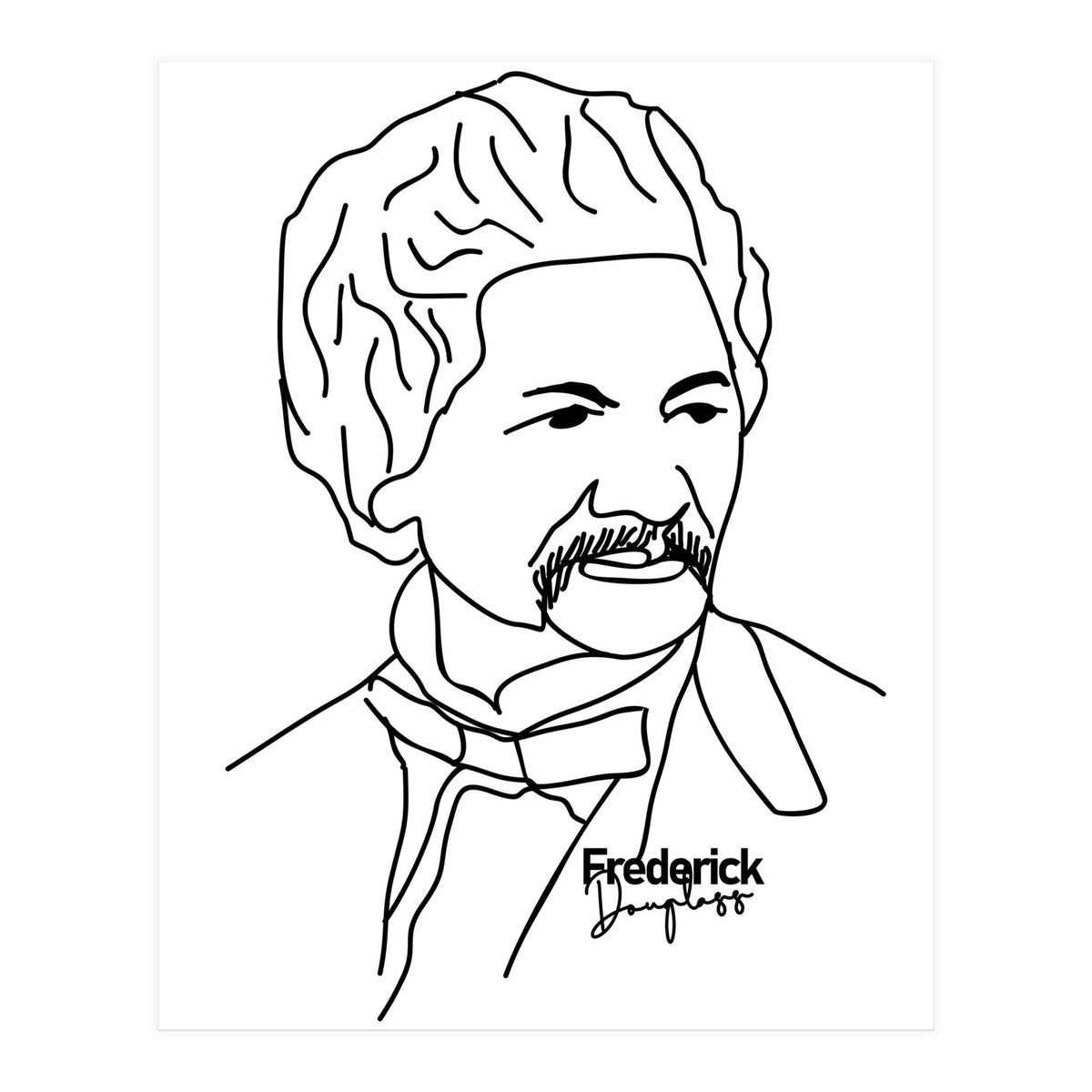 Frederick Douglass Illustration (Print Only)