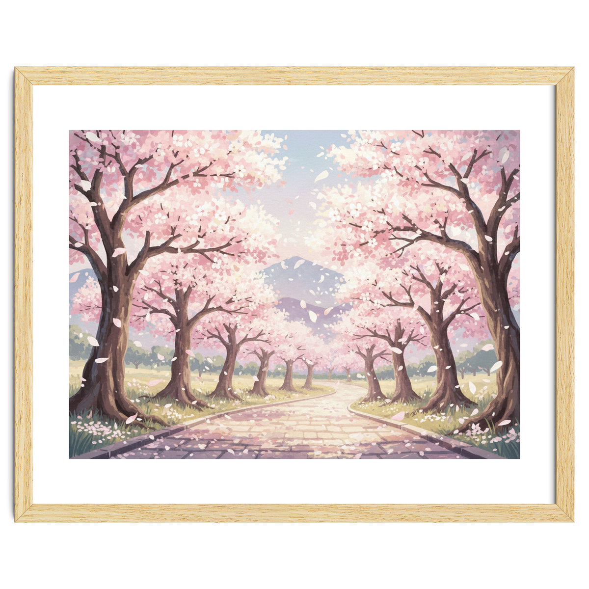 Sakura Path: Serene Cherry Blossom Avenue