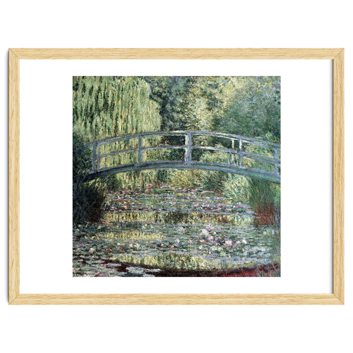 The Waterlily Pond: Green Harmony - 1899 - 89x93,5 cm - oil on canvas.