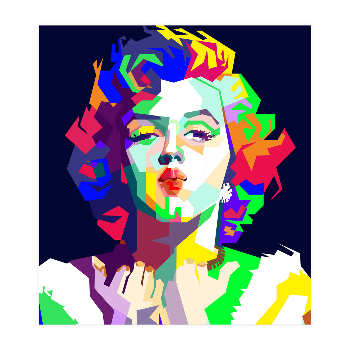 Marilyn Monroe Famous Actress Pop Art  (Print Only)