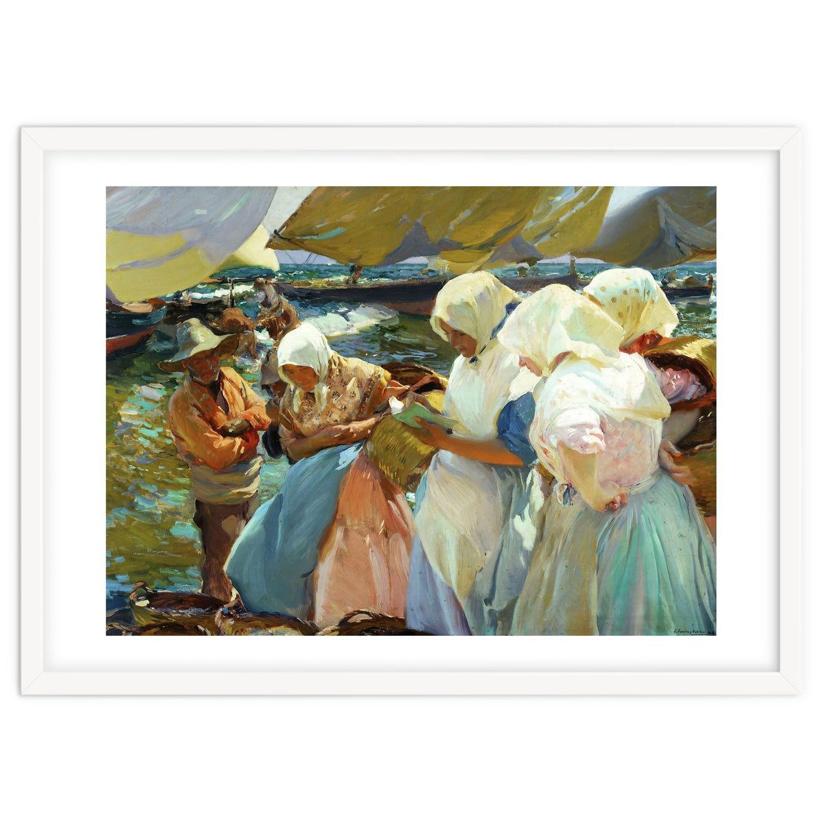 Joaquín Sorolla / 'Women of Valencia at the Beach', 1915, Oil on canvas, 93 x 126 cm.