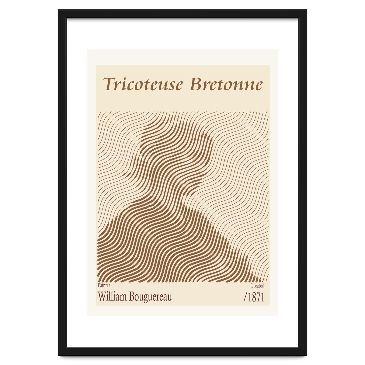 Tricoteuse Bretonne William Bouguereau (1871)