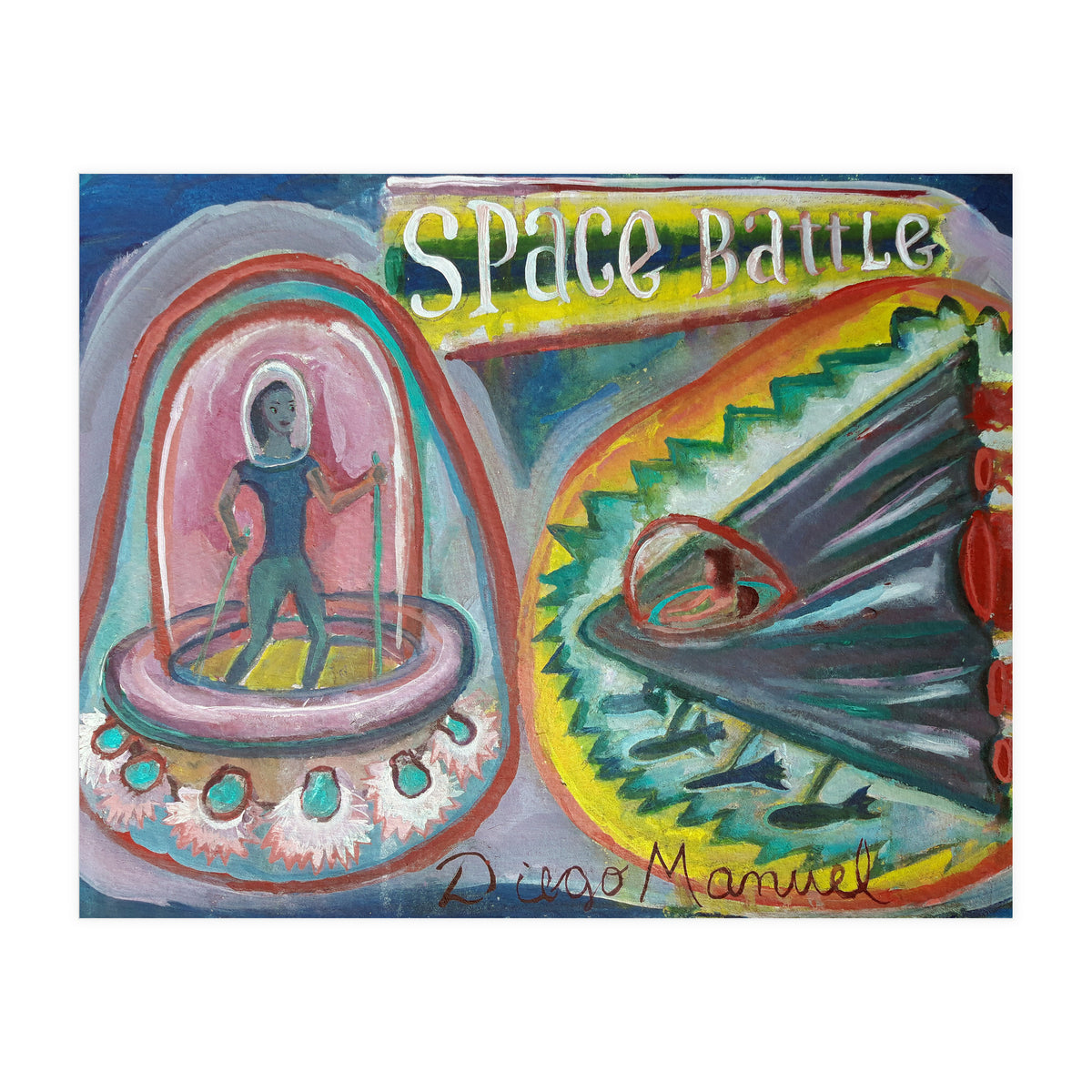 Space Battle (Print Only)