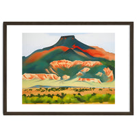 Georgia O’Keeffe – My Front Yard, Summer (1941) | Vibrant Southwestern Landscape in Modernist Style