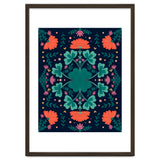 Clovers And Flowers Teal and Orange thumbnail