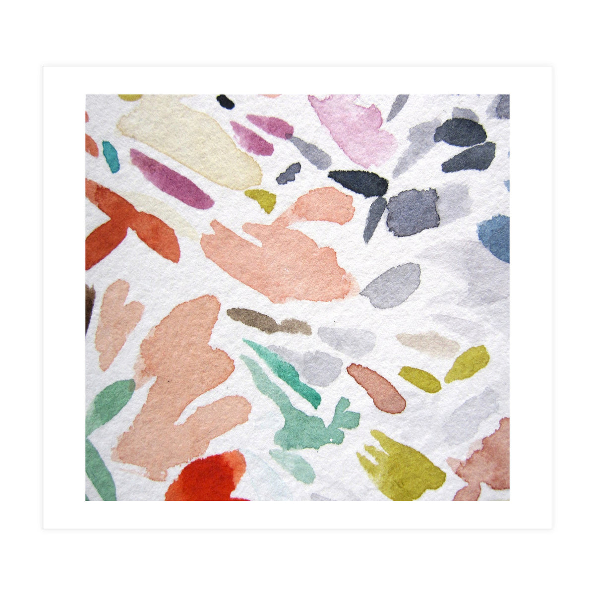 Abstract, Watercolor, Art Print, Viddy Pop The Mood Room (Print Only)