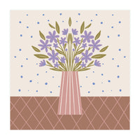 Flower Vase Mocha Mousse (Print Only)