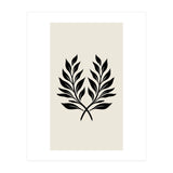 Minimalist Laurel Wreath: Botanical Line Art (Print Only) thumbnail