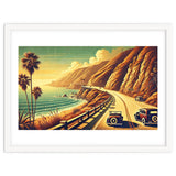 Vintage Coastal Road Journey Poster thumbnail