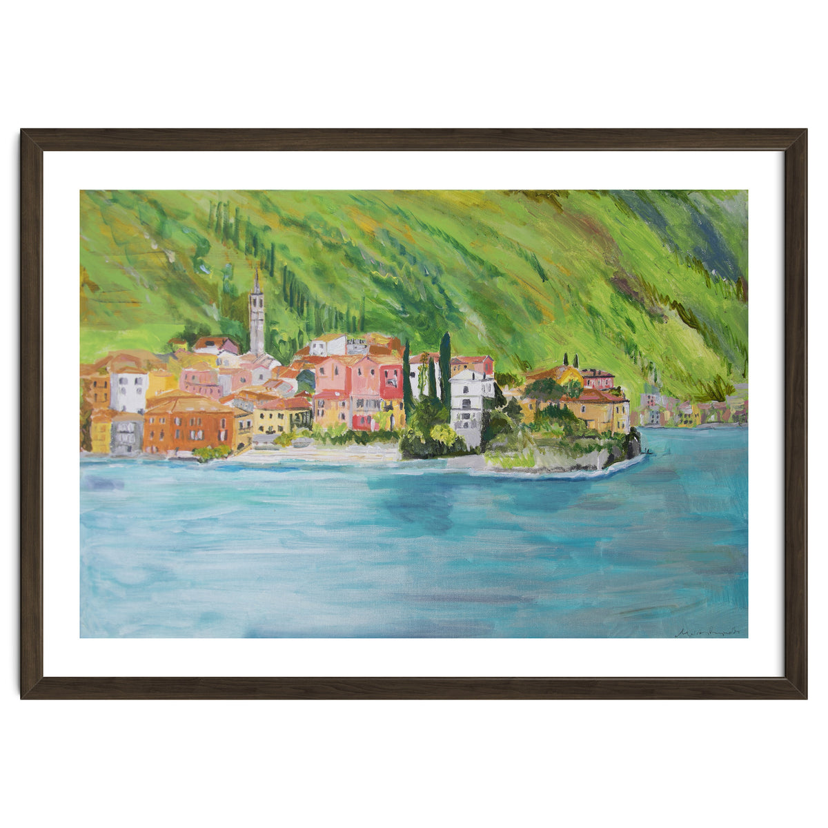 View Across The Lake To Varenna