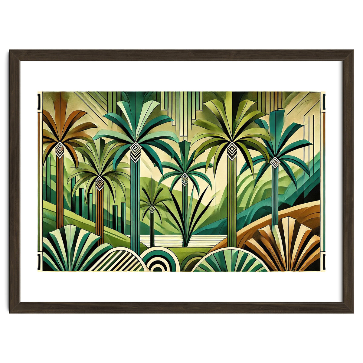 Tropical Art Deco Oasis