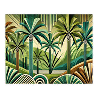 Tropical Art Deco Oasis (Print Only)