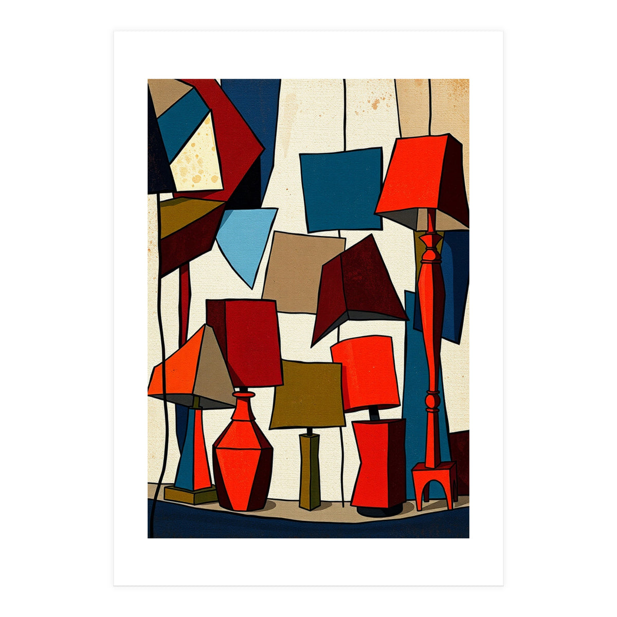Abstract The Lamp (Print Only)