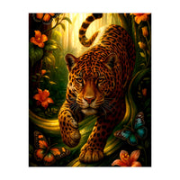 Leopard in Retro Contemporary Aesthetics (Print Only)