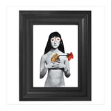 Woman In Love - Print of Paper Collage (Print Only) thumbnail