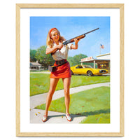 Pinup Shooting Girl