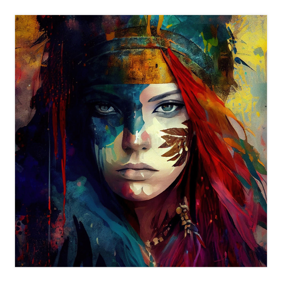 Powerful Warrior Woman #10 (Print Only)