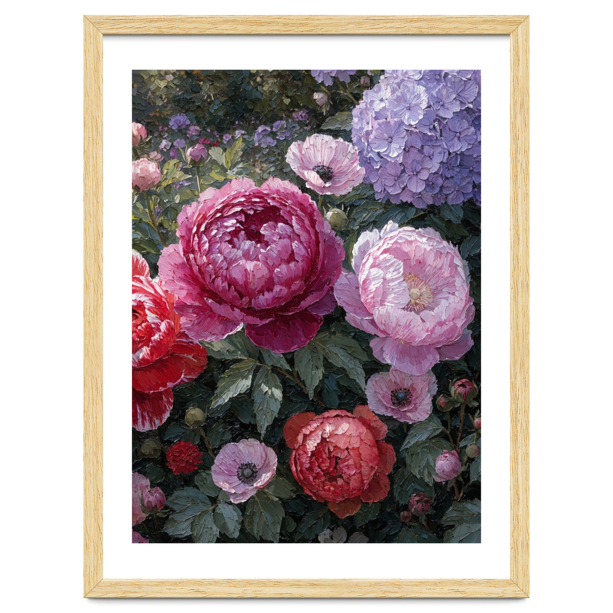 Overflowing Abundance: A Textural Impasto Oil Painting