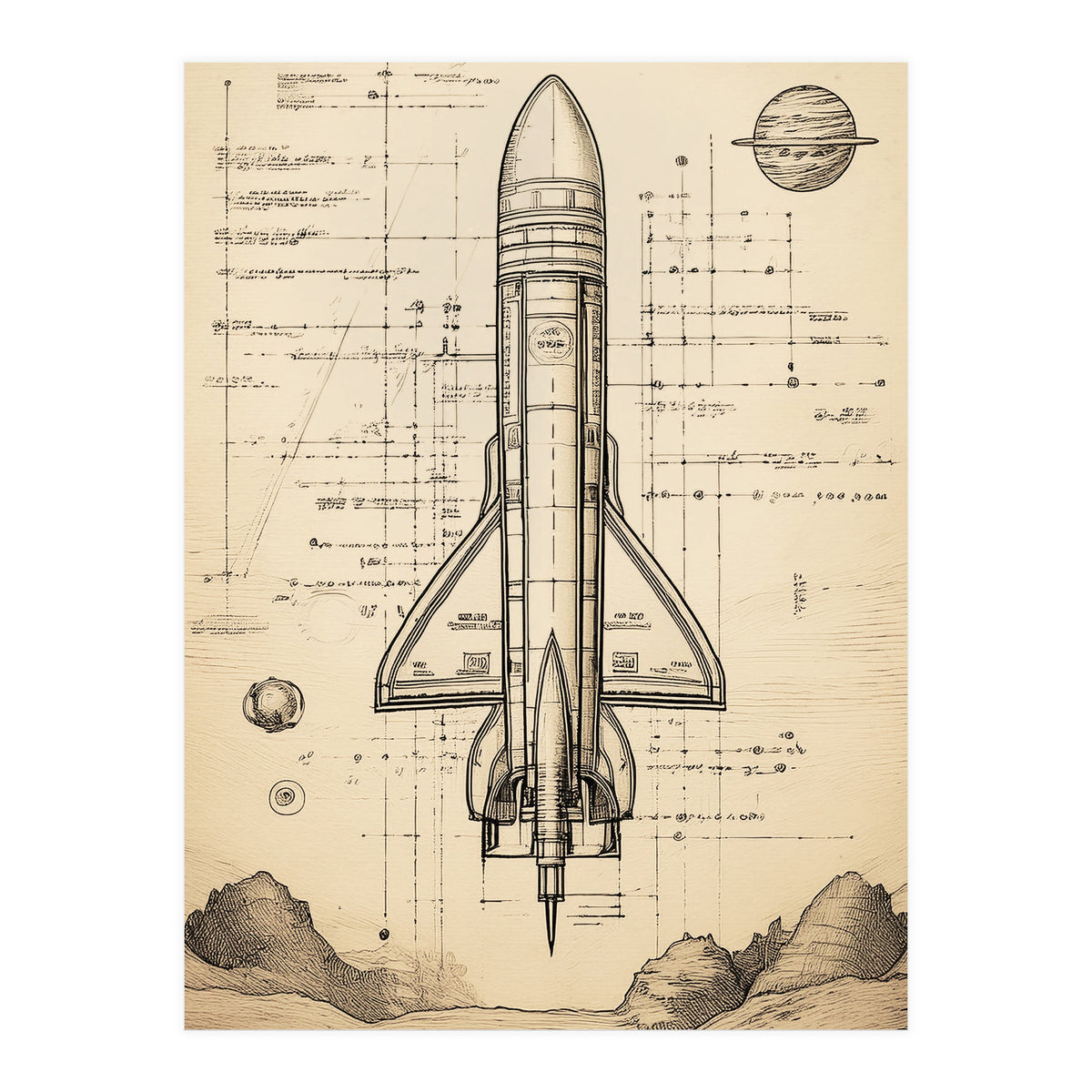 Back To The Moon 011 (Print Only)